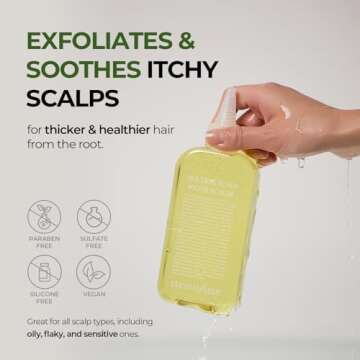 STEAMBASE Tea Tree Scalp Treatment | Purifies and Exfoliates Oily Scalp | Natural BHA & Tea Tree | R...