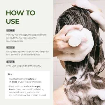 STEAMBASE Tea Tree Scalp Treatment | Purifies and Exfoliates Oily Scalp | Natural BHA & Tea Tree | Removes Odor & Buildup | Hypoallergenic Exfoliator, 8.42 fl oz