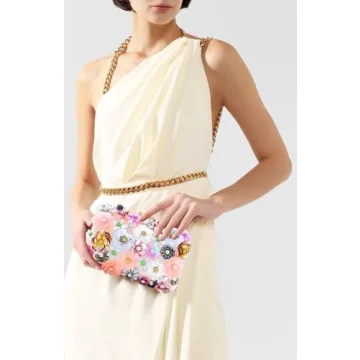 Yokawe Floral Clutch Evening Bag for Elegant Occasions