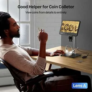 TOMLOV DM602 Pro 2000x Digital Microscope with HDMI