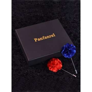 16 Color Satin Boutonniere Pins for Stylish Men