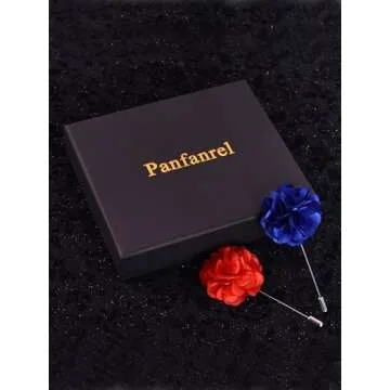 16 Color Satin Boutonniere Pins for Stylish Men