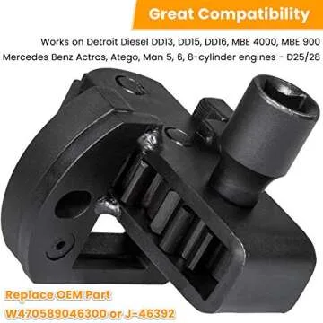 For Detroit Diesel DD13 DD15 DD16 Engine Brake Adjustment Tools Set