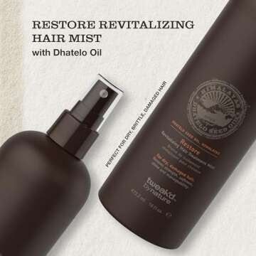 Tweak’d by Nature - Restore Revitalizing Hair Treatment Mist, Strengthens and Protects Hair for So...