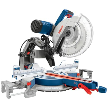 Bosch GCM12SD 15 Amp 12-Inch Dual-Bevel Sliding Miter Saw - Precision Cuts & Compact Design