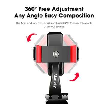 Versatile Manbily Phone Tripod Mount Adapter for Creators