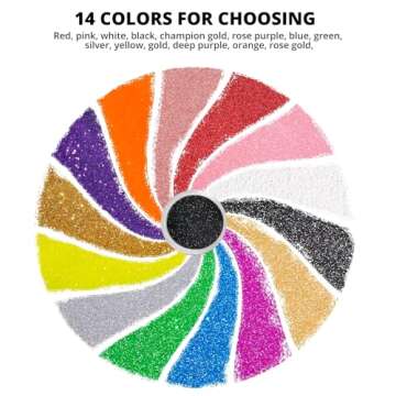 HTVRONT Silver Fine Glitter for Crafts - 50g/1.76oz Extra Fine Glitter for Resin, Portable Ultra Fine Glitter for Nails, Tumblers, Ornaments, Makeup, Body, Cosmetic, Candle, Slime Glitter Shaker Jar