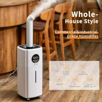 LACIDOLL Humidifiers for Large Room Whole House Humidifier for Home 2000 sq.ft, 5.5Gal Cool Mist Top...