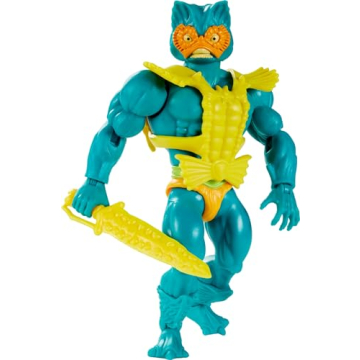Masters of the Universe Origins Action Figure, Mer-Man Collectible, MOTU Ocean Warlord Villain, 16 P...