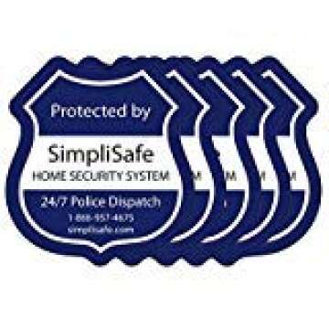SimpliSafe Window Decals Pack of 5