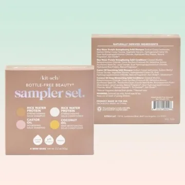 Kitsch 4pc Shampoo and Conditioner Bar Set for All Hair Types