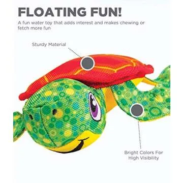 Outward Hound Floatiez Turtle Interactive Dog Toy