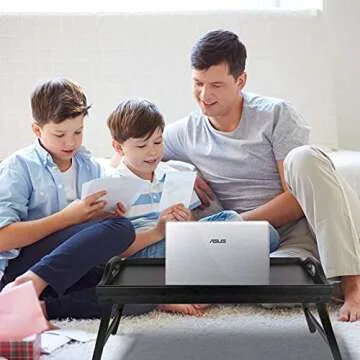 Stylish Bed Tray Table for Breakfast or Laptop Use