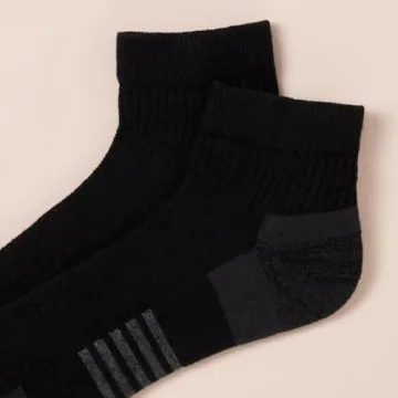 Men's Cushioned Athletic Ankle Socks - 6 Pairs