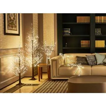 LITBLOOM 6FT LED Fairy Lights Willow Vine Garland