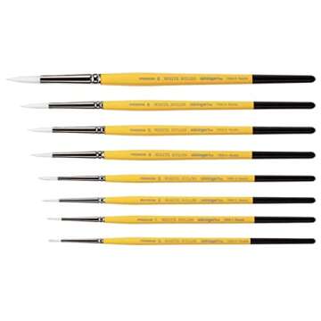 KINGART Premium 8 pc. Gold Grip 7950 Artist Brush Set