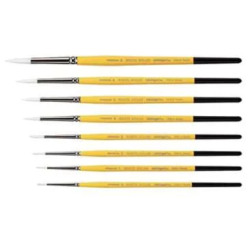 KINGART Premium 8 pc. Gold Grip 7950 Artist Brush Set