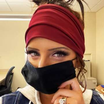 Woeoe African Wide Headbands - Stylish Sport Head Wraps