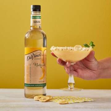 DaVinci Gourmet Naturals Banana Syrup, Authentic Flavor