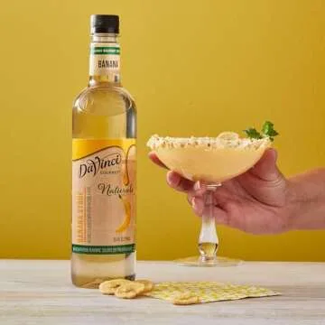 DaVinci Gourmet Naturals Banana Syrup, Authentic Flavor
