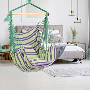 ONCLOUD Hammock Chair Swing - Cozy & Portable Relaxation