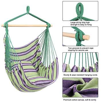 ONCLOUD Hammock Chair Swing - Cozy & Portable Relaxation