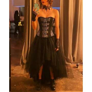 Chic High Low Tulle Skirt for Weddings and Parties