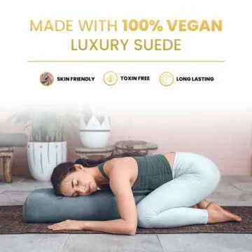 AJNA Yoga Bolster Pillow for Restorative Practice and Comfort