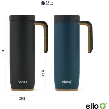 Ello Magnet 18oz Travel Mug - BPA-Free & Insulated
