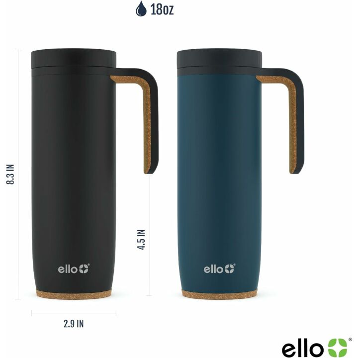 Ello Magnet 18oz Travel Mug - BPA-Free & Insulated
