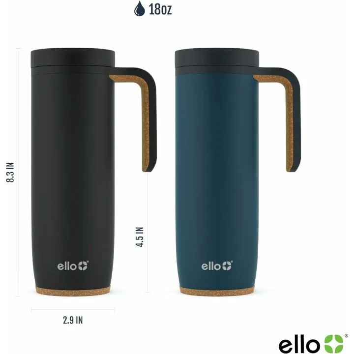 Ello Magnet 18oz Travel Mug - BPA-Free & Insulated