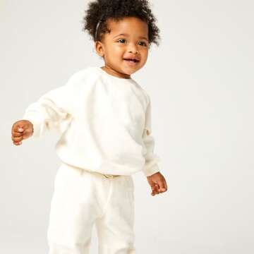 HonestBaby Velour Pullover Set for Toddlers - Cozy Winter Wear