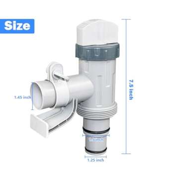 Plunger Valve with Holder for Easy Pool Filter Replacement - Durable & Efficient