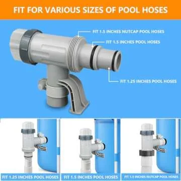 Durable Plunger Valve with Holder for Above Ground Pools