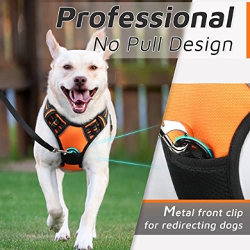 Durable, Adjustable Eagloo Dog Harness for Large Dogs