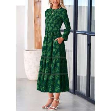 Elegant PRETTYGARDEN Spring Midi Dress for Women