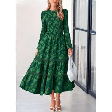 Elegant PRETTYGARDEN Spring Midi Dress for Women