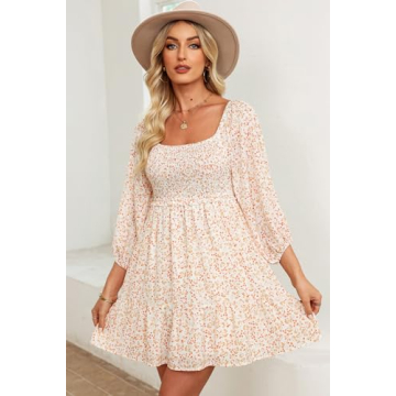 Dokotoo Women's Vintage Floral Boho Dresses 2025