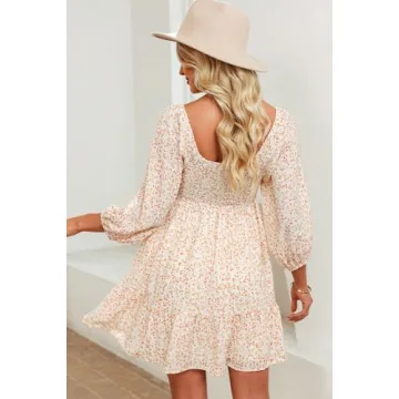 Dokotoo Women's Vintage Floral Boho Dresses 2025