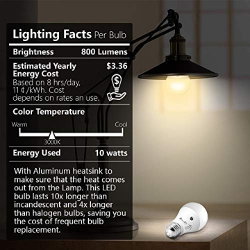 AmeriTop Dusk to Dawn Light Bulb - Automatic LED Sensor Bulb 2-Pack