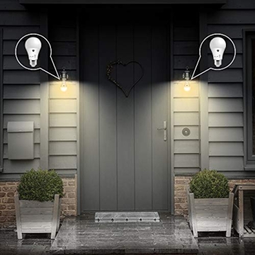 AmeriTop Dusk to Dawn Light Bulb - Automatic LED Sensor Bulb 2-Pack