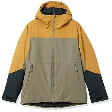 Insulated Water-Resistant Hooded Jacket for Men