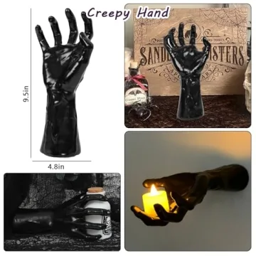 DAZONGE Wall Mounted Creepy Hands - Unique Halloween Decor