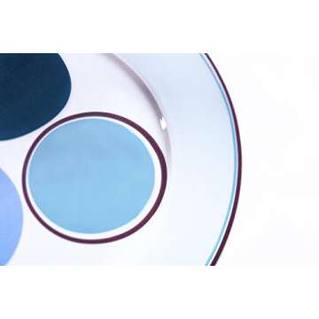 Livliga Portion Control Plates, 2 Piece Hälsa Dinner Plate For Weight Loss, Bariatric and Diabetic Healthy Eating