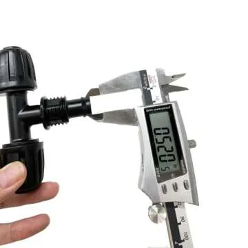 Drip Irrigation Parts for 1/2" Tubing: Drip Hose Connectors for Garden Irrigation System - Splitters for Irrigation Fitting Barbed Tee (10pcs)