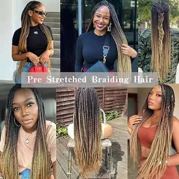 FAYETA Ombre Braiding Hair 28'' - 8 Packs Synthetic Extensions