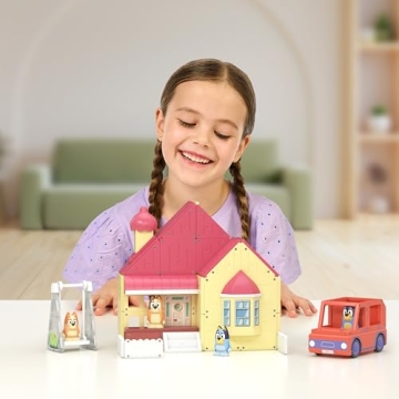 Tile Town Bluey Heeler Home Magnetic Building Playset