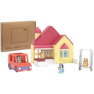 Tile Town Bluey Heeler Home Magnetic Building Playset