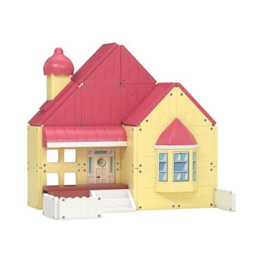 Tile Town Bluey Heeler Home Magnetic Building Playset