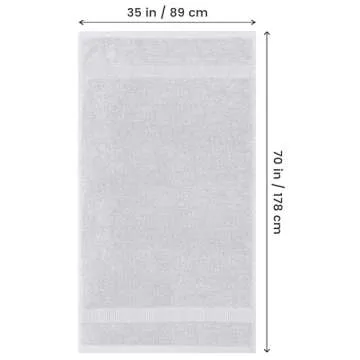 Utopia Towels Jumbo Bath Sheet Set - Luxurious 100% Cotton, 600 GSM